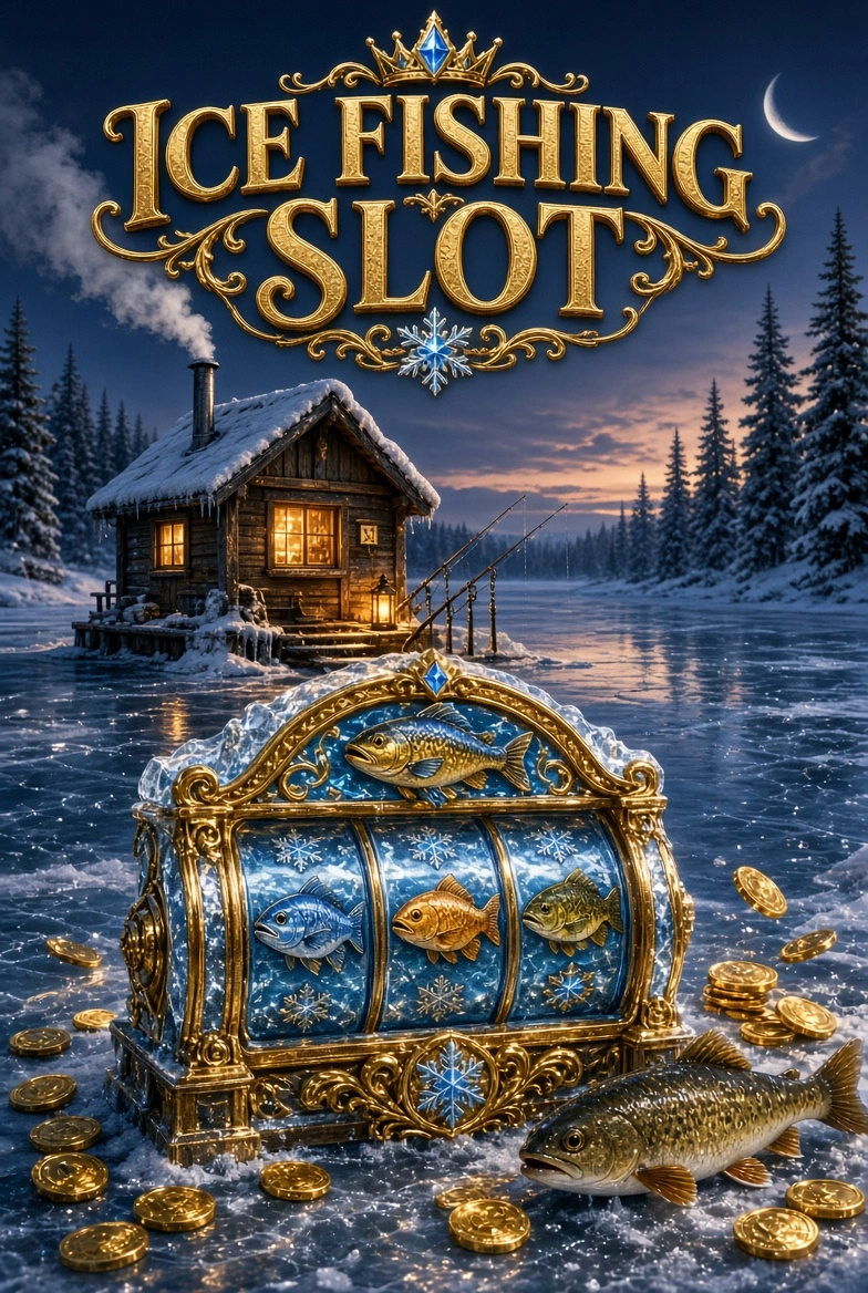 Icefishing slot affiliate landing preview